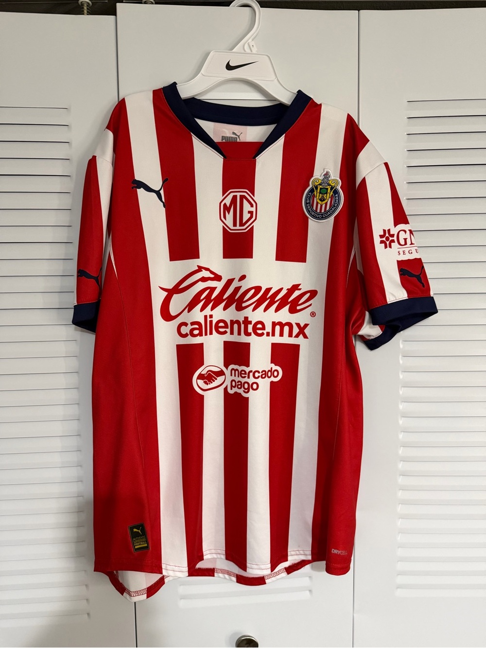 Puma Chivas Red & White Striped Original Jersey